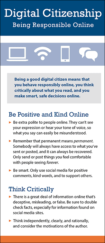 Digital Citizenship Rack Card Handout