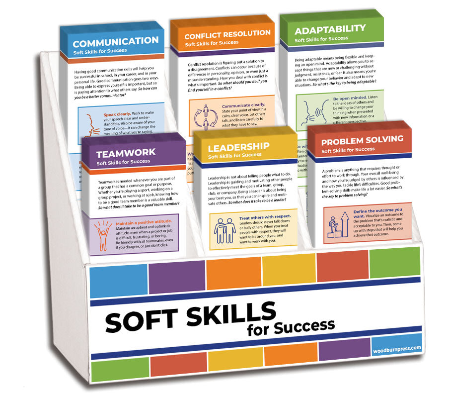 Soft Skills for Success Rack Card Display Package – Woodburn Press