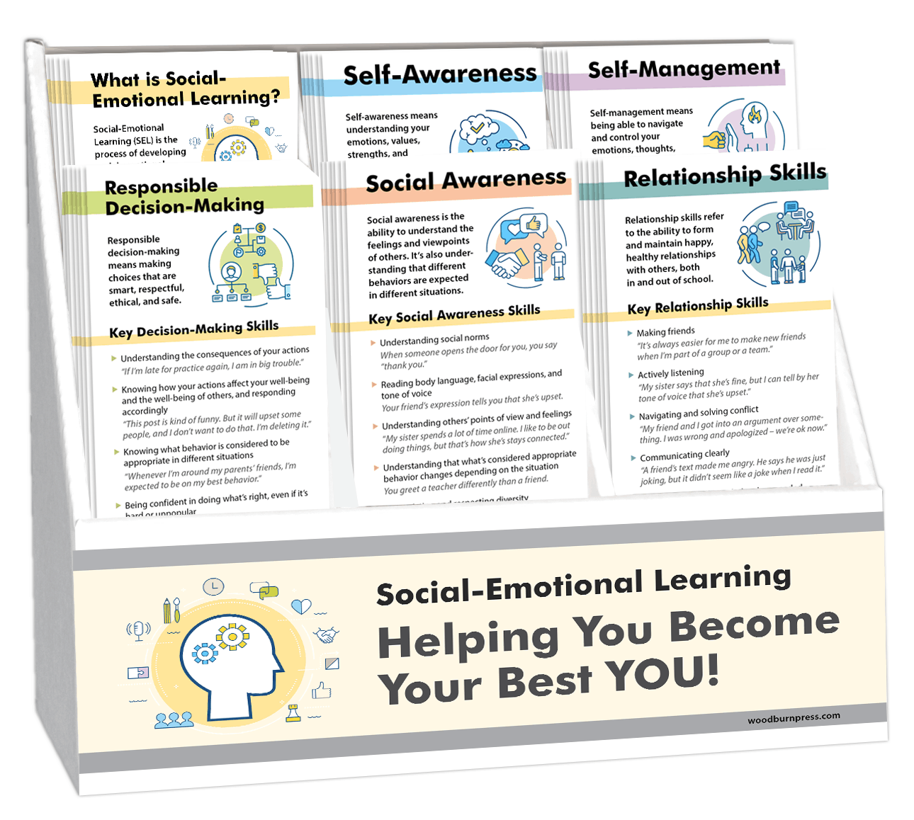 Social-Emotional Learning Rack Card Display Package