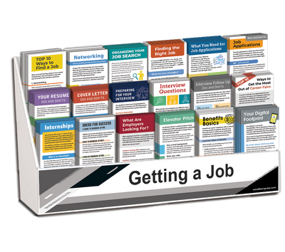 Getting a Job Rack Card Display Package