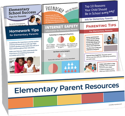 Elementary Parent Resources Rack Card Display Package