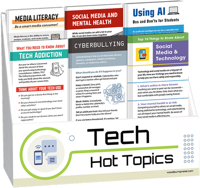 Tech Hot Topics Rack Card Display Package