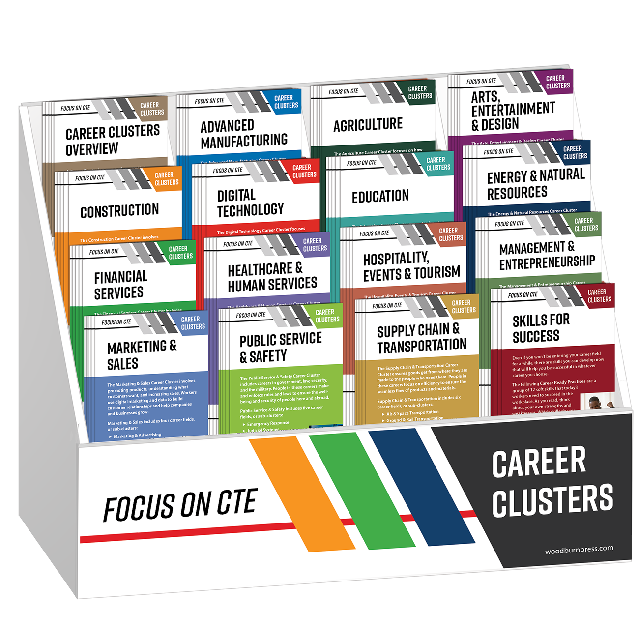 Focus on CTE - Career Clusters Rack Card Display Package