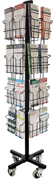 High School 32-Pocket Rack Card Display Package