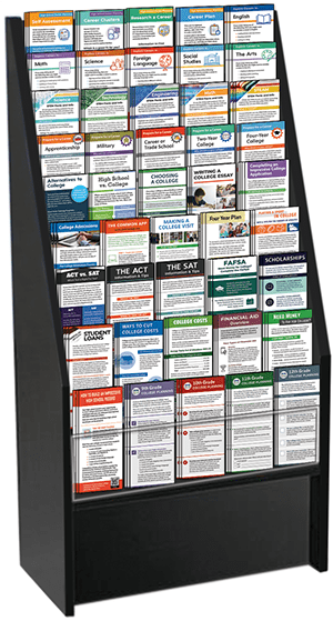 Career and College 45-Pocket Rack Card Display Package