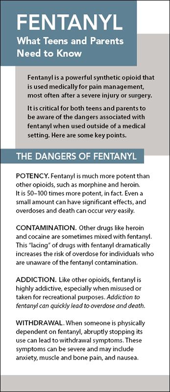 Fentanyl Rack Card Handout