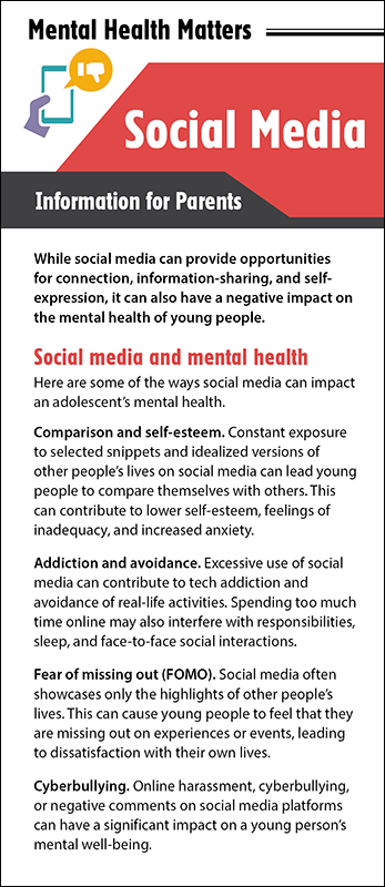 Social Media - Information for Parents Rack Card Handout