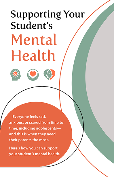 Supporting Your Student's Mental Health Bifold Handout
