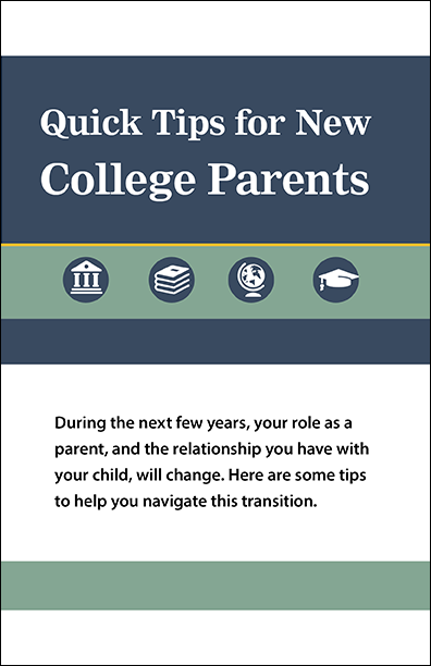 Quick Tips for New College Parents Bifold Handout