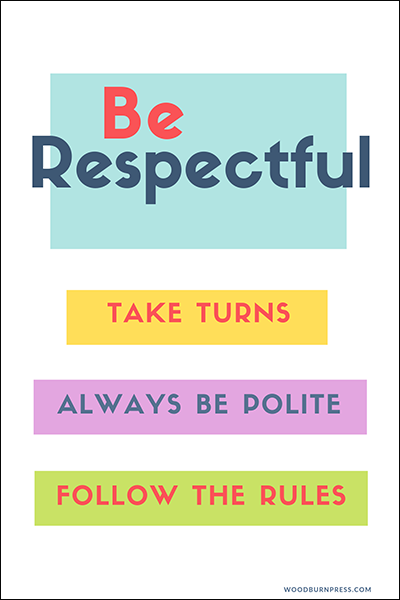 Be Respectful Poster