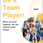 Be a Team Player Poster