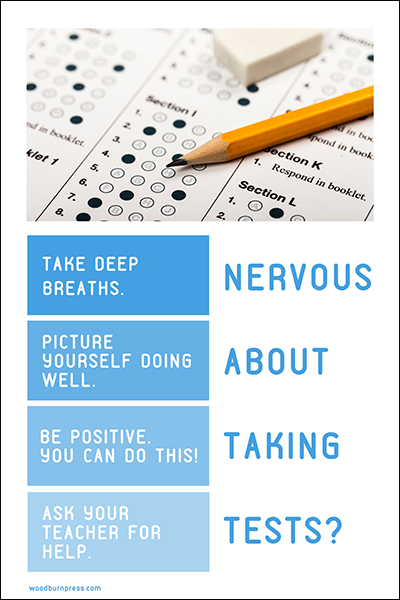 Nervous About Taking Test? Poster