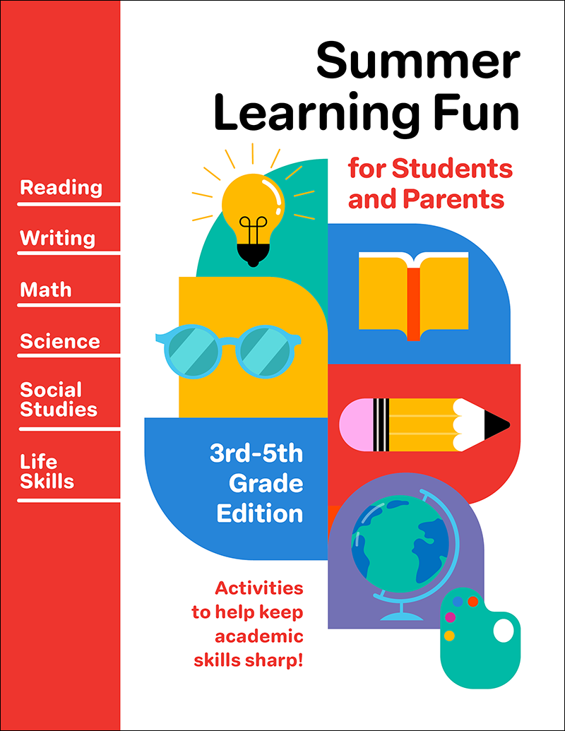 Summer Learning Fun for Students and Parents - 3rd-5th Grade Workbook Handout