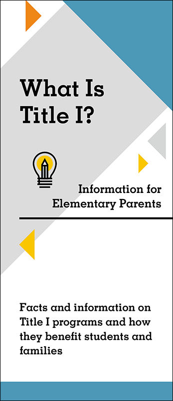 What Is Title I? Pamphlet Handout