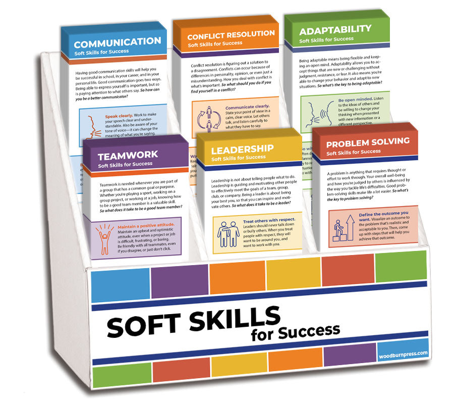 Soft Skills Rack Card Display Package