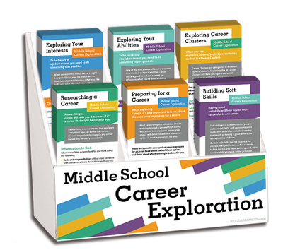 Middle School Career Exploration Rack Card Display Package