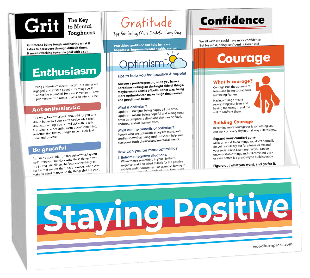Staying Positive Rack Card Display Package