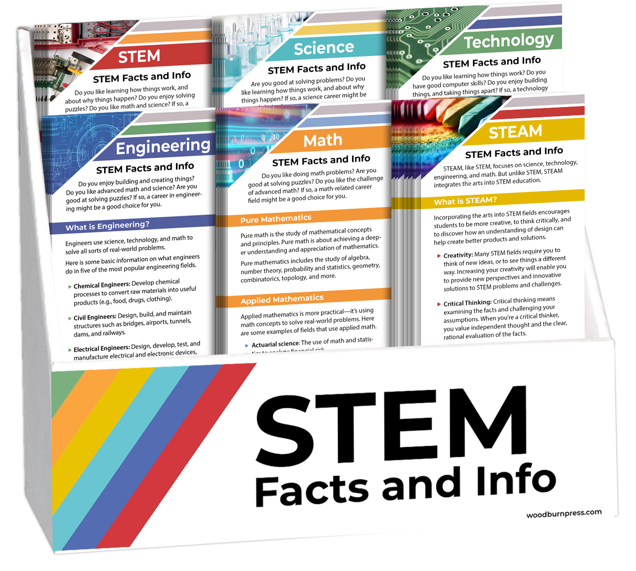 STEM - Facts and Info Rack Card Display Package