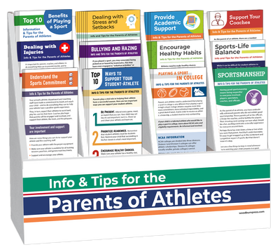  Info & Tips for the Parents of Athletes Rack Card Display Package