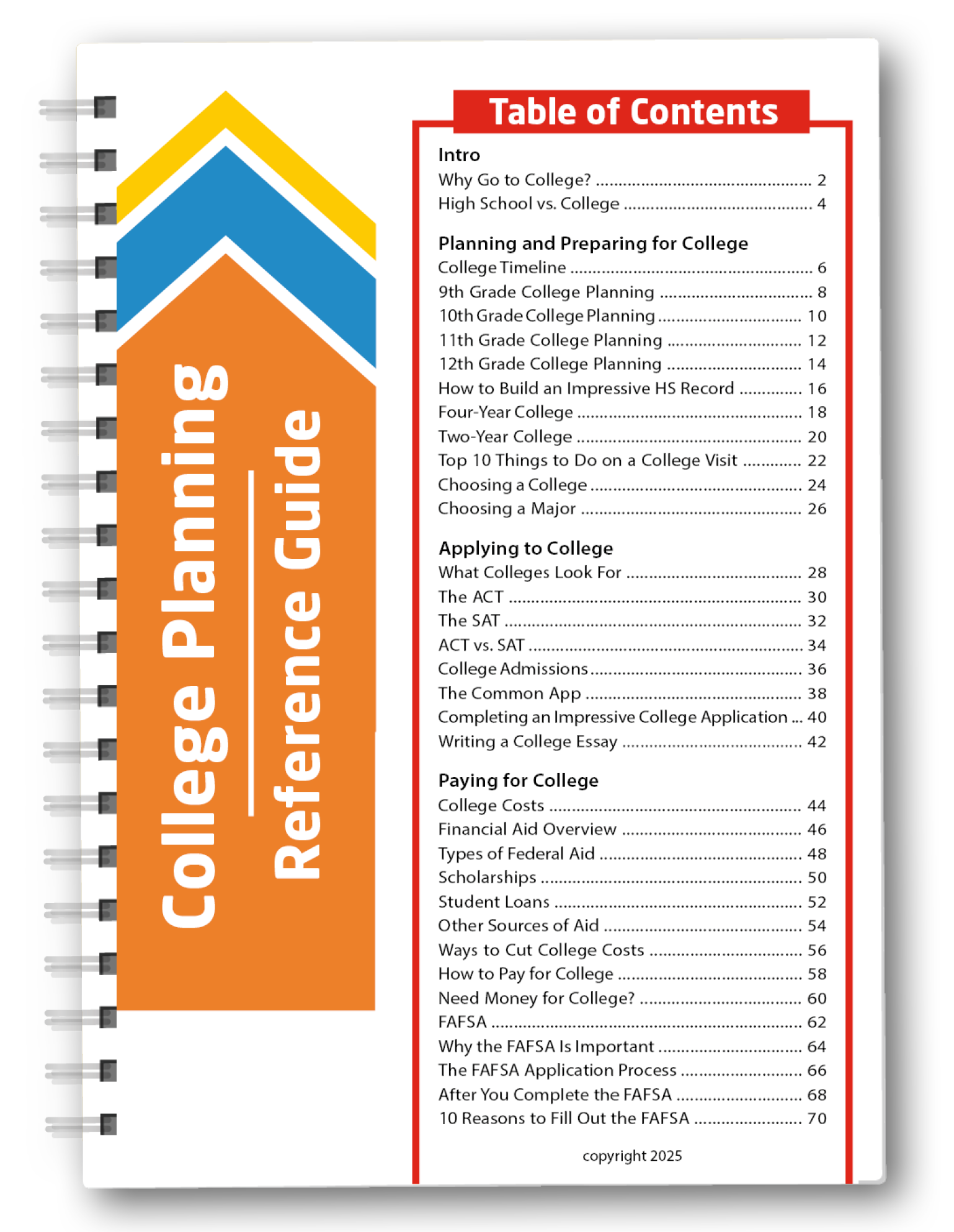School Counselor Reference Guide Set - College Planning
