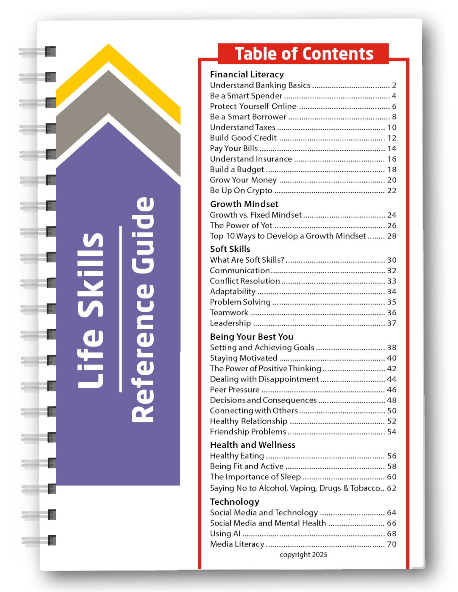 School Counselor Reference Guide Set - Life Skills
