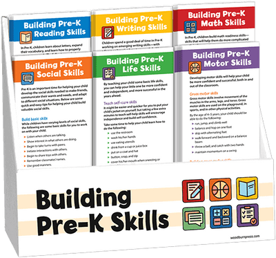 Building Pre-K Skills Rack Card Display Package