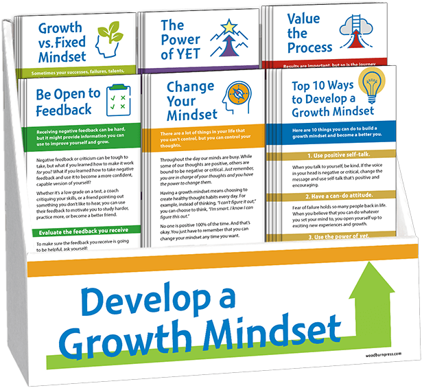 Growth Mindset Rack Card Display Package