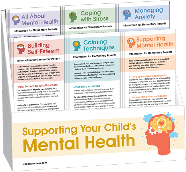 Supporting Your Child's Mental Health Rack Card Display Package ...