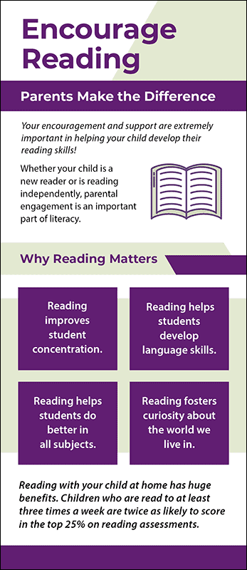 Encourage Reading Rack Card Handout