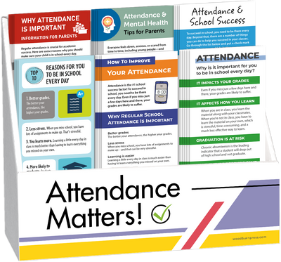 Attendance Matters Rack Card Display Package