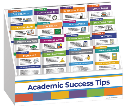 Academic Success Tips Complete Rack Card Display Package