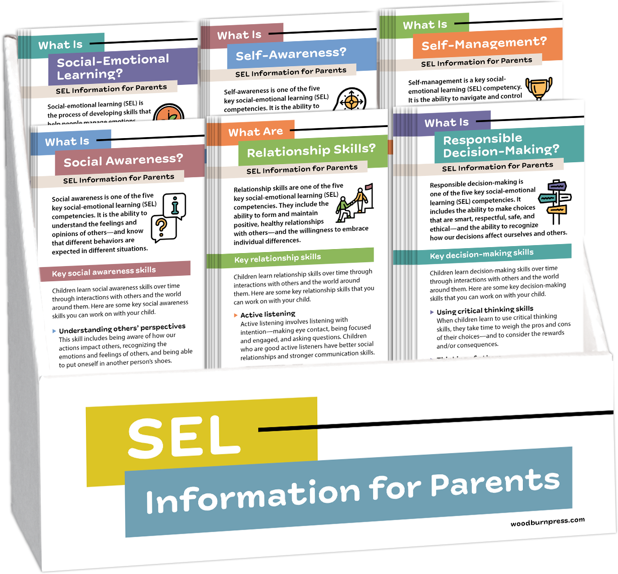 SEL Information for Parents Rack Card Display Package – Woodburn Press