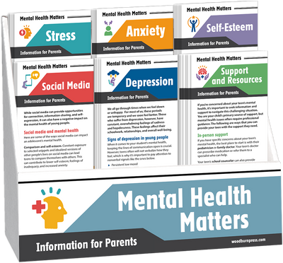 Mental Health Matters - Information for Parents Rack Card Display Package