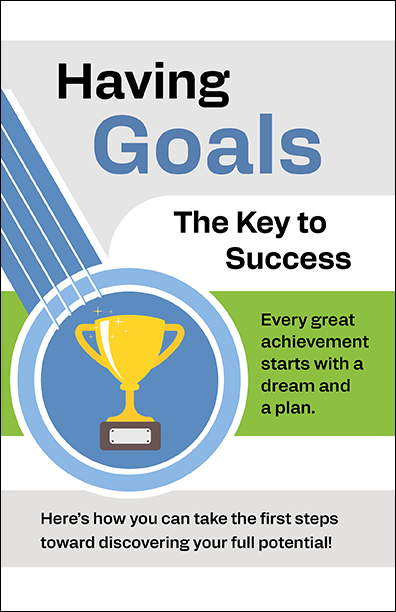 Having Goals - The Key to Success Bifold Handout