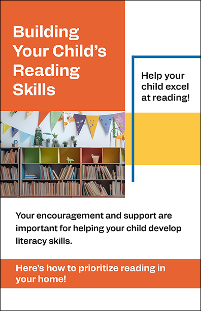 Reading Development Hand Out Building Your Child's Reading Skills Bifold Handout – Woodburn Press