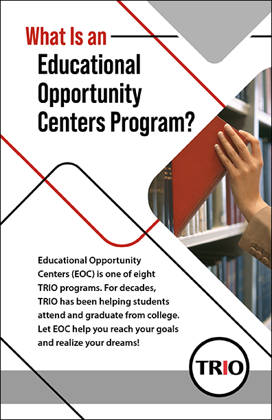 What Is an Educational Opportunity Centers Program? Bifold Handout