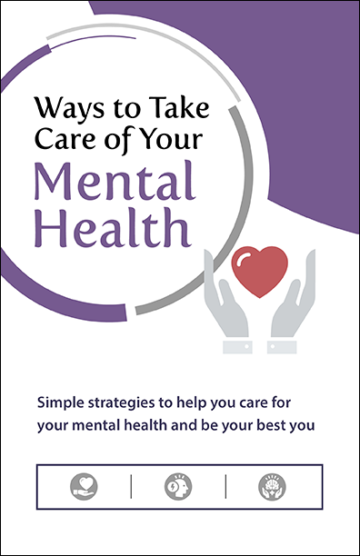 Ways to Take Care of Your Mental Health Bifold Handout