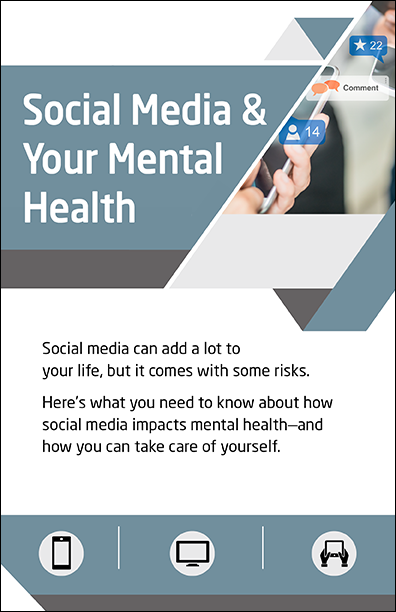 Social Media and Your Mental Health Bifold Handout