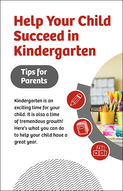 Help Your Child Succeed in Kindergarten Bifold Handout