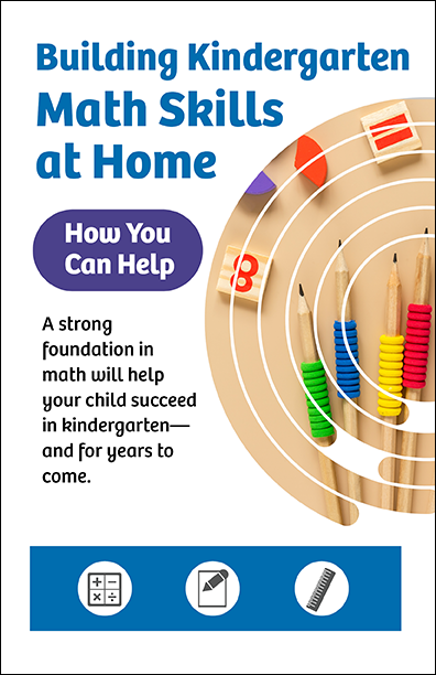 Building Kindergarten Math Skills at Home Bifold Handout