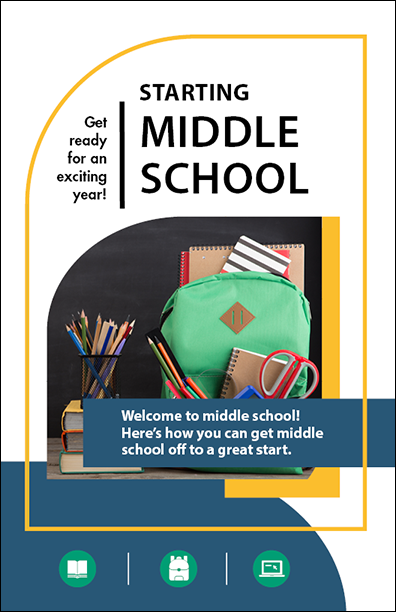 Starting Middle School Bifold Handout