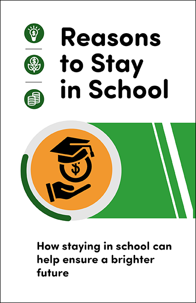 Reasons to Stay in School Bifold Handout