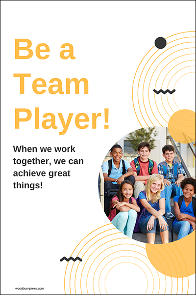 Be a Team Player Poster