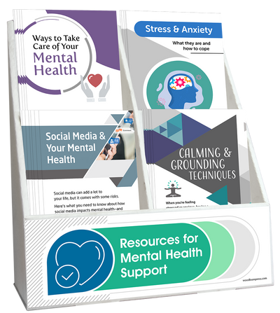 Mental Health Support Resources Bifold Display Package