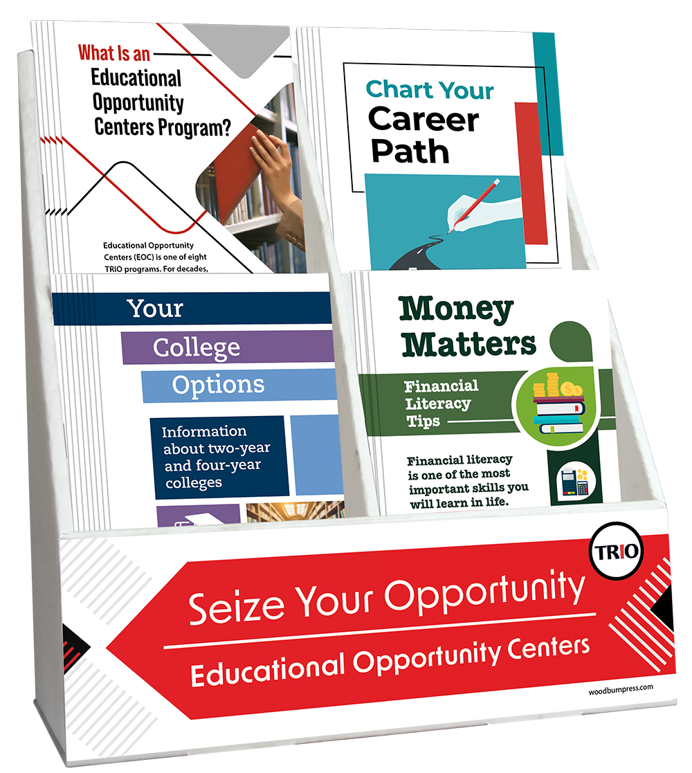 Educational Program Display Educational Opportunity Centers Bifold Display Package β Woodburn Press