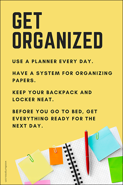 Get Organized Poster