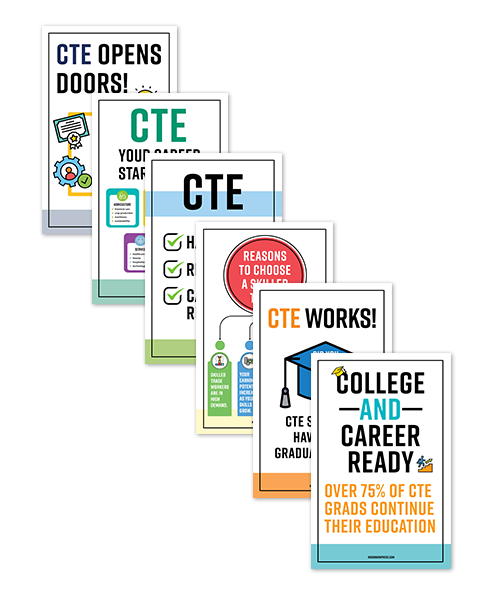 CTE Poster Package – Woodburn Press