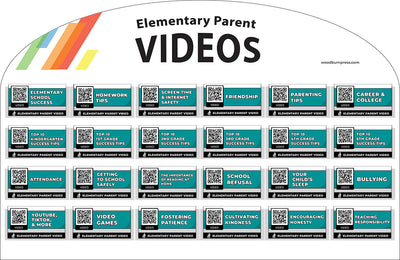 Elementary Parent 24-Pocket Video Card Display Package