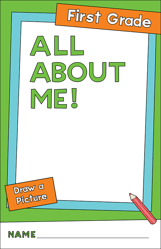 All About Me - First Grade Activity Booklet Handout