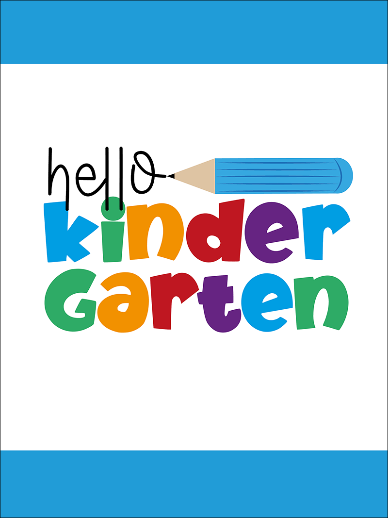 Kindergarten School Folder 4